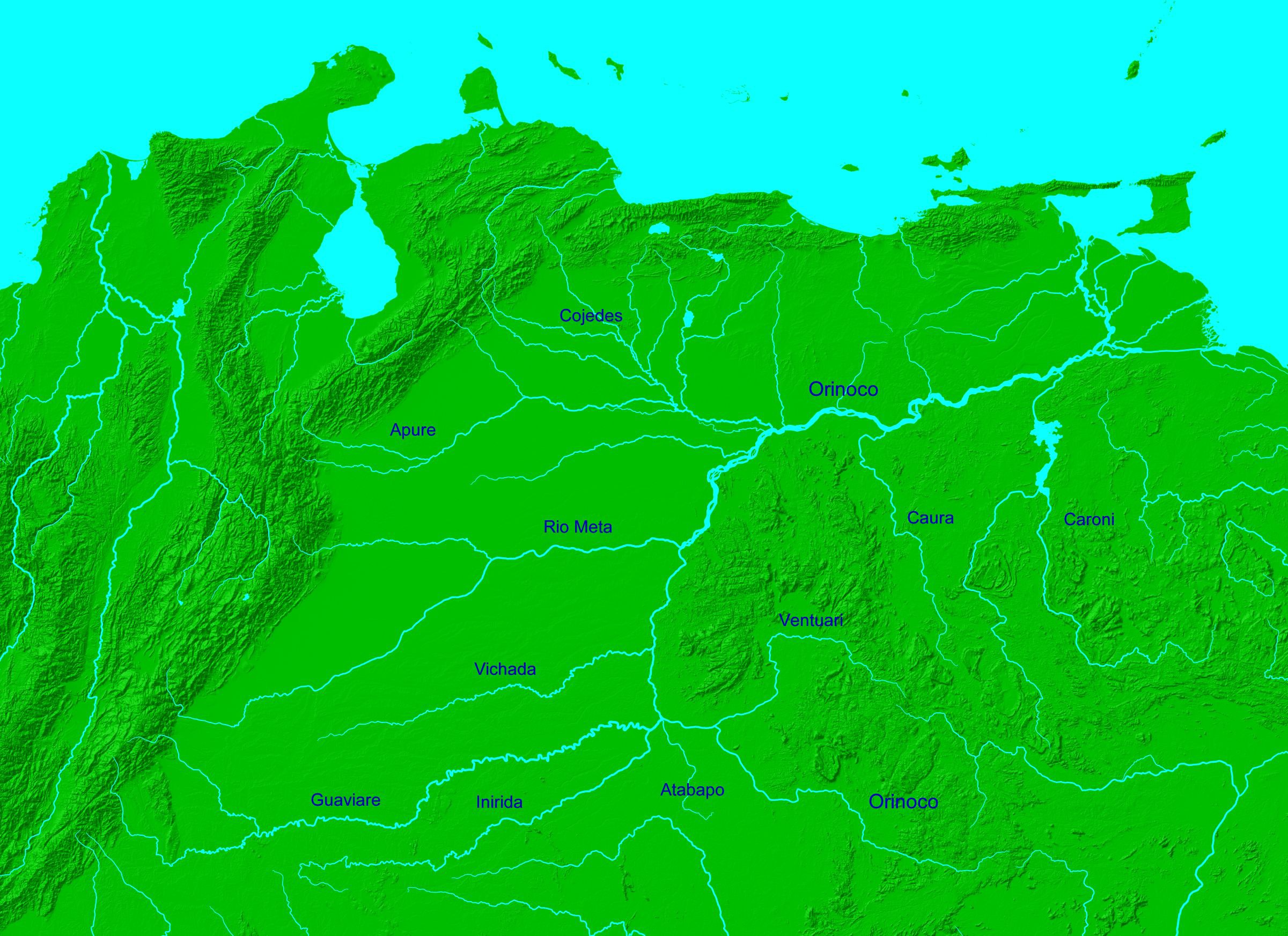 Südamerikanische Flüsse